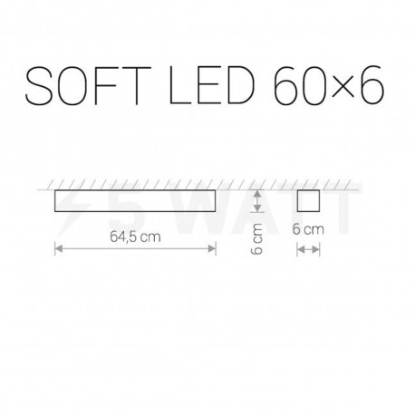 Потолочный светильник NOWODVORSKI Soft LED 9537 - недорого