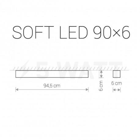 Потолочный светильник NOWODVORSKI Soft LED 9540 - недорого