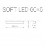 Стельовий світильник NOWODVORSKI Soft LED 9541 - недорого