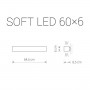Настінний світильник NOWODVORSKI Soft LED 9527 - недорого
