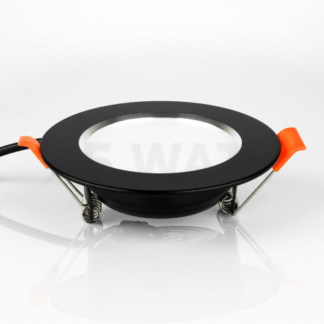 Світильник світлодіодний Biom DF-6B 6Вт чорний круглий 5000К - недорого