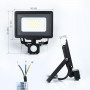 Світлодіодний прожектор BIOM 20W S5-SMD-20-Slim+Sensor 6200К 220V IP65 - недорого