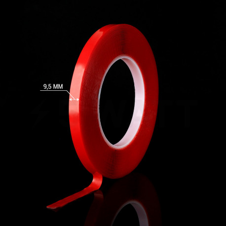 Скотч AT-2s-080-95-10-ACR (9,5мм х 10м) акриловая основа, красный - недорого