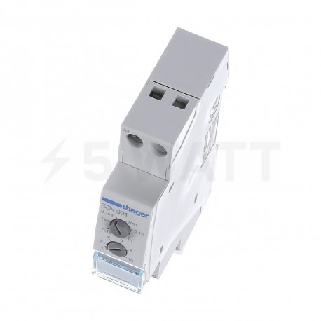 Реле часу с затримкою втягування, 1 перемикаючий контакт, 1м, Hager (EZN001) - магазин світлодіодної LED продукції