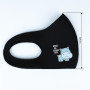 Захисна маска Pitta Black Hipo PT-BH, розмір: підлітковий, чорна - недорого