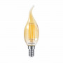 LED лампа MAXUS філамент C37 4W 2700K 220V E14 Golden (1-MFM-731) - недорого