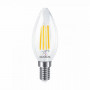 LED лампа MAXUS філамент C37 7W 2700K 220V E14 Clear (1-MFM-733) - недорого