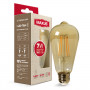 LED лампа MAXUS філамент ST64 7W 2200K 220V E27 Amber (1-LED-7064) - придбати