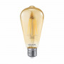 LED лампа MAXUS філамент ST64 7W 2700K 220V E27 Golden (1-MFM-7064) - недорого
