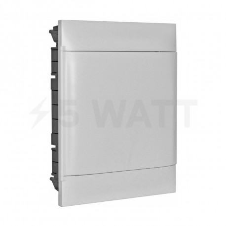 Щит пластиковый 2X12 встраиваемый с белой дв., для бетонных и кирпичных стен, Legrand PRACTIBOX-S (135142) - купить