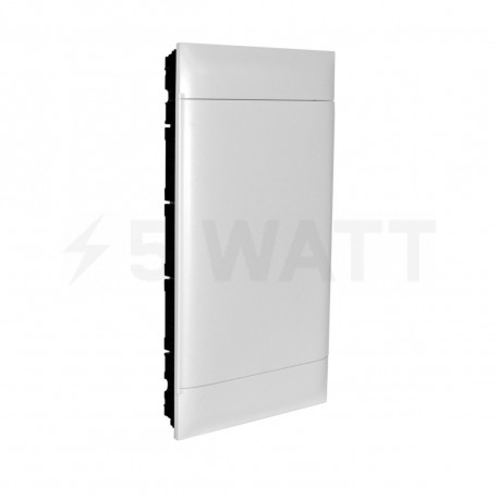 Щит пластиковый 4X18 встраиваемый с белой дв., гипсокартонных стен, Legrand PRACTIBOX-S (137169) - купить