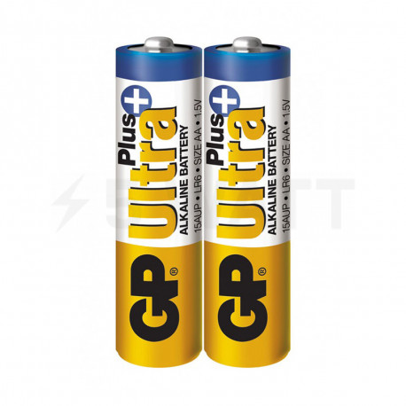 Батарейка щелочная GP LR6 AA 1,5V «Ultra Plus Alkaline» (15AUP-S2) пленка - купить