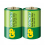 Батарейка солевая GP R20 D 1,5V «Greencell» (13G-S2) пленка - купить