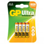 Батарейка лужна GP LR03 ААА 1,5V «Ultra Alkaline» (24AU-U4 ) блістер - придбати