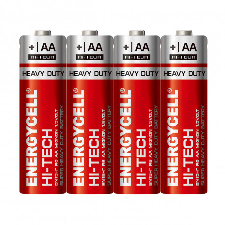 Батарейка солевая Energycell 1.5V R6 AA4 (EN15HT-S4) пленка - купить