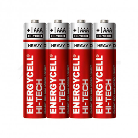 Батарейка сольова Energycell 1.5V R03 AAA4 (EN24HT-S4 ) плівка - придбати
