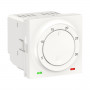 Термостат электронный, 8А, встроенный термодатчик Schneider "UNICA NEW" белый (NU350118) - купить
