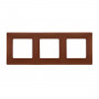 Рамка 3-постовая Legrand «ETIKA» какао (672573) - купить