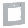Рамка 1-постова з тримачем для маркування Legrand «ETIKA» алюміній (672556) - придбати
