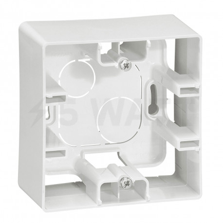 Коробка накладного монатажа 1-постовая Legrand «ETIKA» белый (672510) - купить