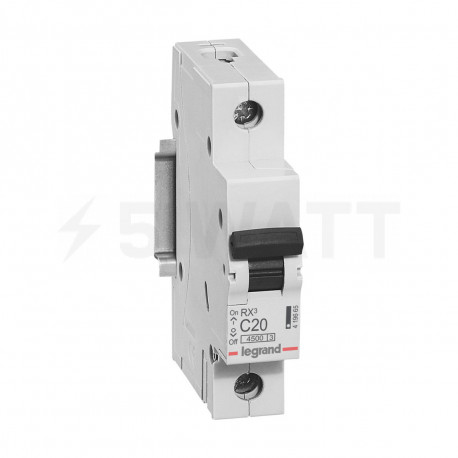 Автоматичний вимикач 4,5кА 20А 1п C, Legrand RX³ (419665) - придбати