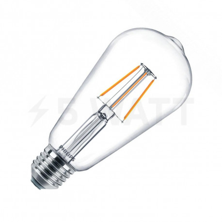 LED лампа PHILIPS LEDClassic Filament ST64 4-40W E27 830 NDAPR (929001974908) - придбати