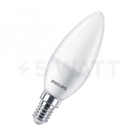 LED лампа PHILIPS ESS LED Candle B35 6,5W E14 4000K 220-240 (929002274307) - недорого
