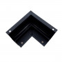 Угол трековой магнитной рейки Electro House врезной горизонтальный Черный (EH-TMA-03h) - недорого