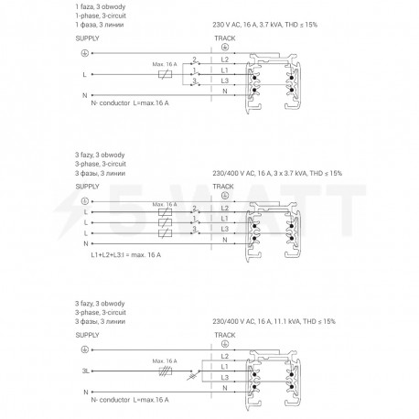 Шинопровід для трекових систем Nowodvorski CTLS TRACK 3 CIRTUIT БІЛИЙ 1M (8715) - недорого