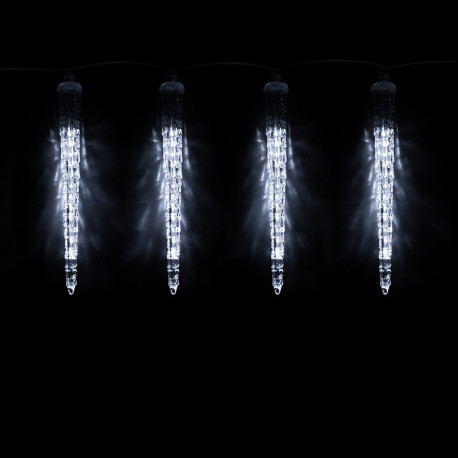 Електрогірлянда Phoenix Бурульки 0,3м холодна-біла прозорий провід (HJ2-7) - придбати