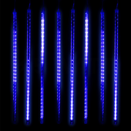Электрогирлянда Phoenix Сосульки 3,2м синяя прозрачный провод (HJ2-8-B) - купить