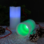 LED свеча восковая Yes Fun 7,5х12,5 см хамелеон (710353) - недорого