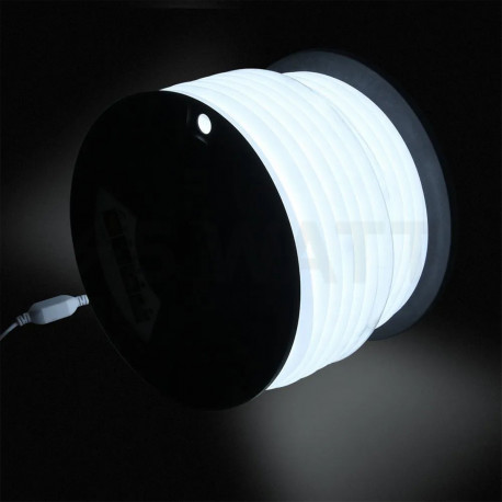 Гибкий LED неон COLORS 24V-IP65 14.4W 950Lm 4000K 5м (NNR25-NW) - цена