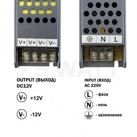 Блок питания BIOM Professional DC12 400W BPU-401 33А slim - в Украине