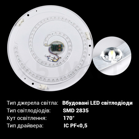 Светильник светодиодный Biom SMART SML-R07-80/2 3000-6000K 80Вт с д/у New - в интернет-магазине