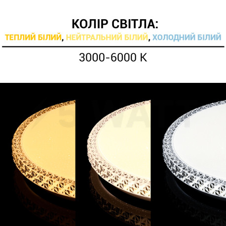 Светильник светодиодный Biom SMART SML-R08-80/2 3000-6000K 80Вт с д/у - в Украине
