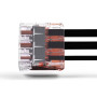 Клемма быстрого монтажа WAGO, 3-конт д/расспред. коробок, универс., 0,2-4 мм2, прозрачная (221-413) - магазин светодиодной LED продукции