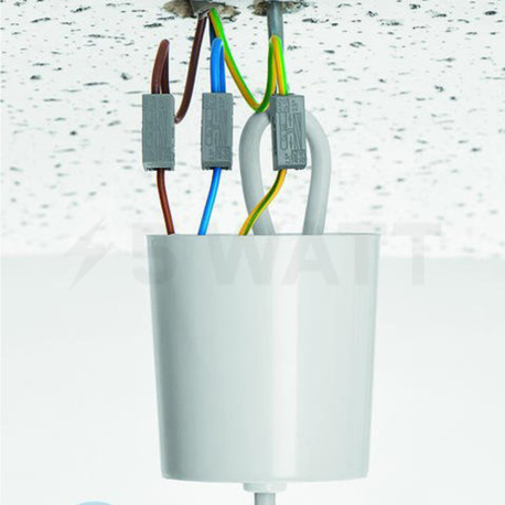 Соединительная клемма WAGO, д/подключения осветительных приборов, 1x1,0-2.5 мм2, без пасты (224-101) - 5watt.ua