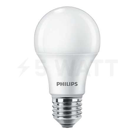 LED лампа PHILIPS Ecohome LED Bulb А60 5W E27 6500K 220-240 (929002298887) - придбати