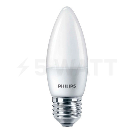 LED лампа PHILIPS ESSLEDCandle 4-40W E27 827 B35NDFR RCA (929001886307) - придбати