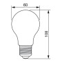 LED лампа PHILIPS LEDClassic Filament A60 5,5W E27 2500К 220-240 (929001941708) - 5watt.ua