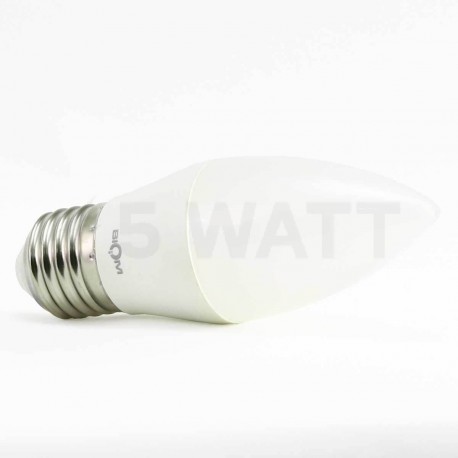 Світлодіодна лампа Biom BB-410 C37 7W E27 4200К матова - недорого