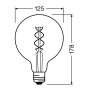 LED лампа OSRAM Vintage 1906 Filament G125 5W E27 2000K 220-240V (4058075092136) - в интернет-магазине