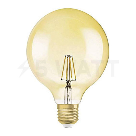 LED лампа OSRAM Vintage 1906 Filament G125 6,5W E27 2400K 220-240 (4058075809406) - придбати