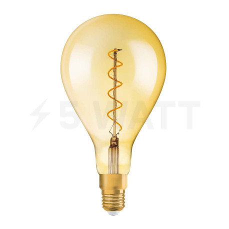 LED лампа OSRAM Vintage 1906 Filament A160 5W E27 2000K 220-240V (4058075091993) - купить