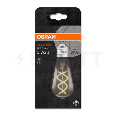 LED лампа OSRAM Vintage 1906 Filament ST64 5W E27 1800K 220-240 (4058075269941) - в интернет-магазине