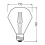 LED лампа OSRAM Vintage 1906 Filament 4,5W E27 2500K 230V (4058075091955) - в интернет-магазине