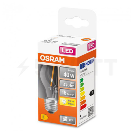 LED лампа OSRAM Star Classic Filament P40 4W E27 2700K 230V (4058075435162) - недорого
