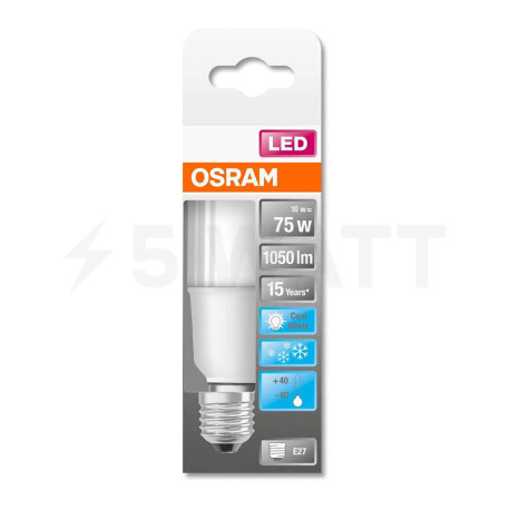 LED лампа OSRAM Star Stik T37 10W E27 4000K 220-240 (4058075059214) - в Україні