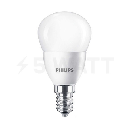 LED лампа PHILIPS CorePro LEDluster ND P45 5.5-40W E14 2700K (929001157802) - придбати
